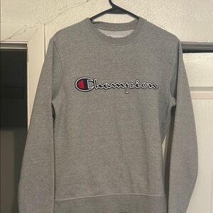 Champion Heather Gray Crewneck Sweatshirt